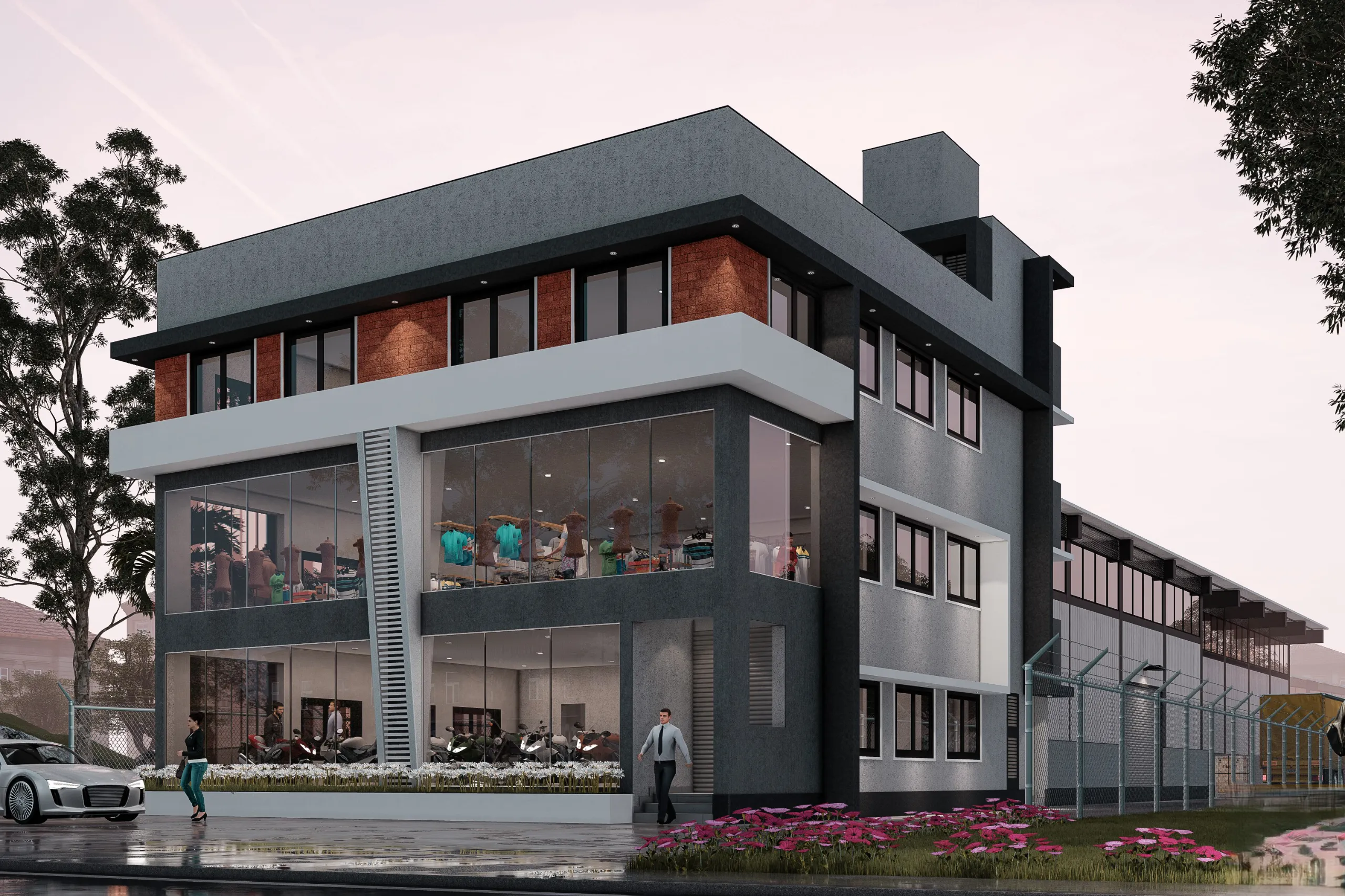 Warehouse and Commercial Complex
